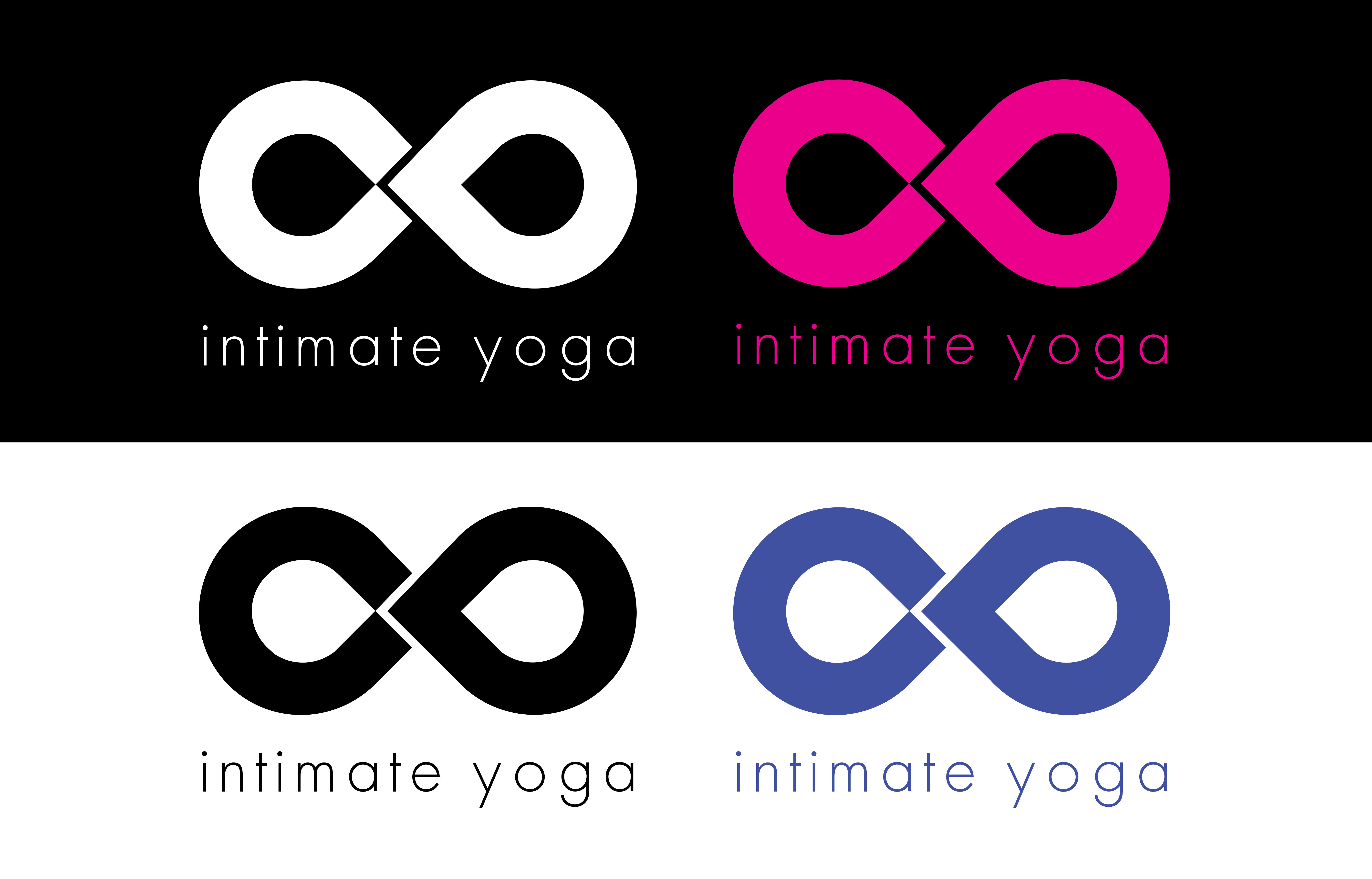 Intimate Yoga Logo Color Variations